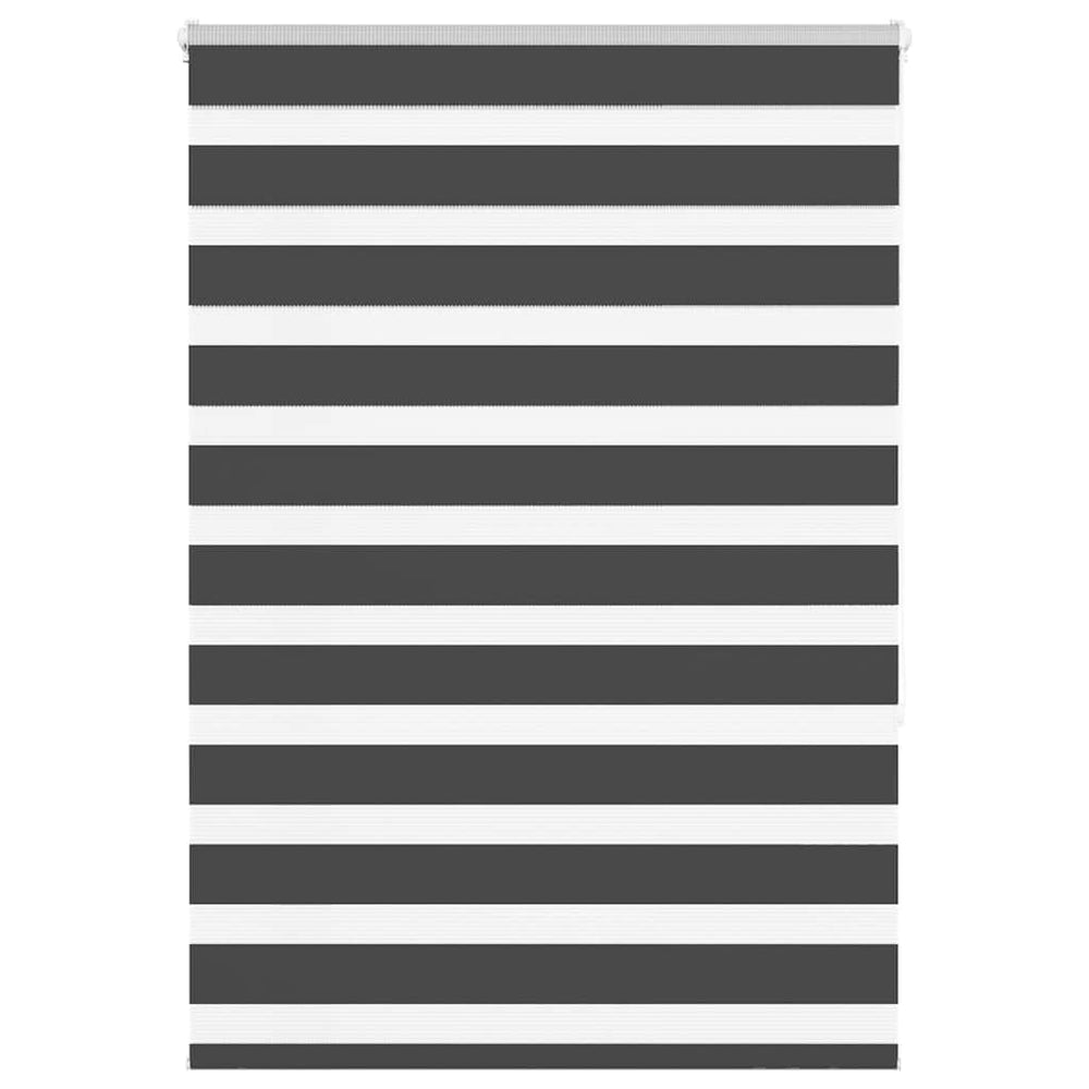 Doppelrollo Schwarz 110x150 cm