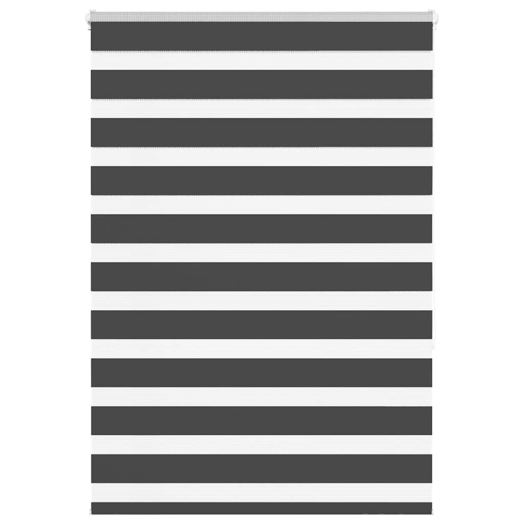 Doppelrollo Schwarz 110x150 cm