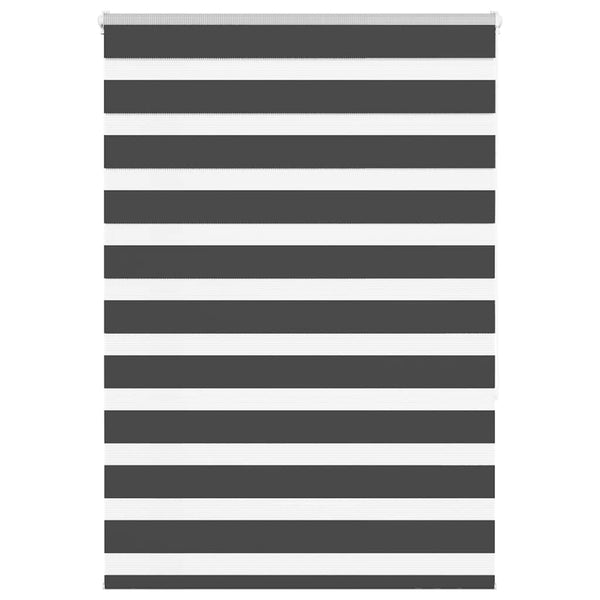Doppelrollo Schwarz 110x150 cm