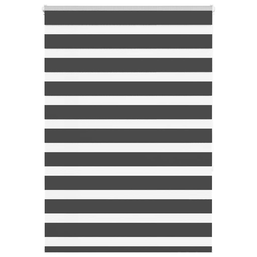 Doppelrollo Schwarz 115x150 cm