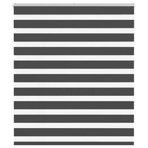 Doppelrollo Schwarz 125x150 cm