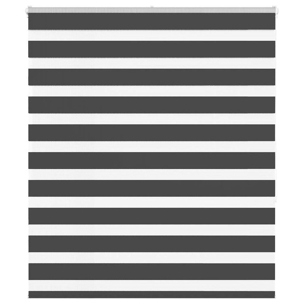 Doppelrollo Schwarz 130x150 cm