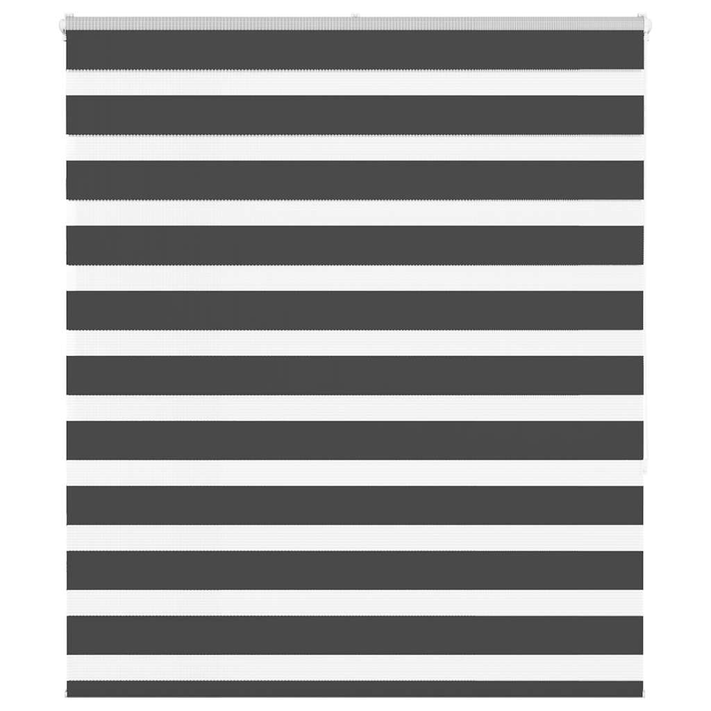 Doppelrollo Schwarz 130x150 cm