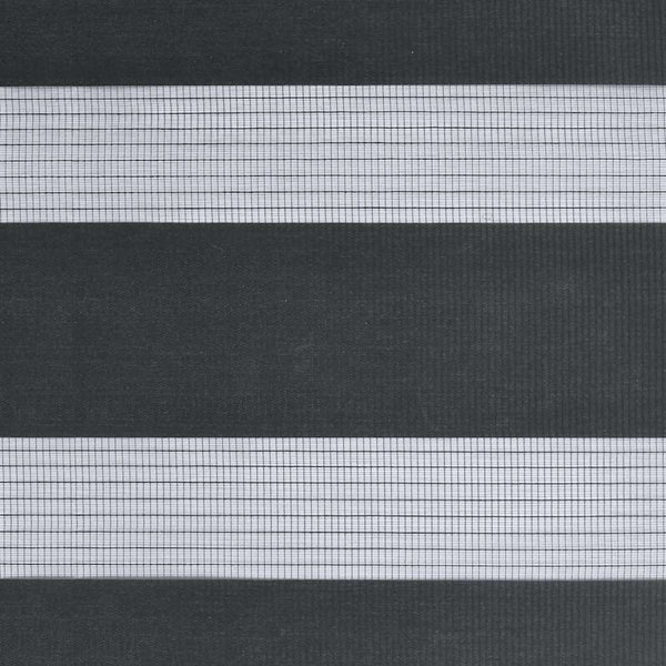 Doppelrollo Schwarz 135x150 cm
