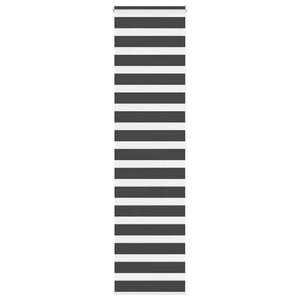 Doppelrollo Schwarz 55x200 cm