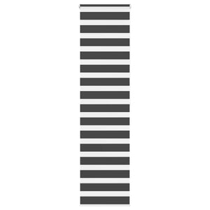 Schwarzes Doppelrollo 60x200 cm