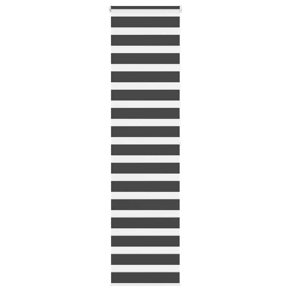 Doppelrollo Schwarz 65x200 cm