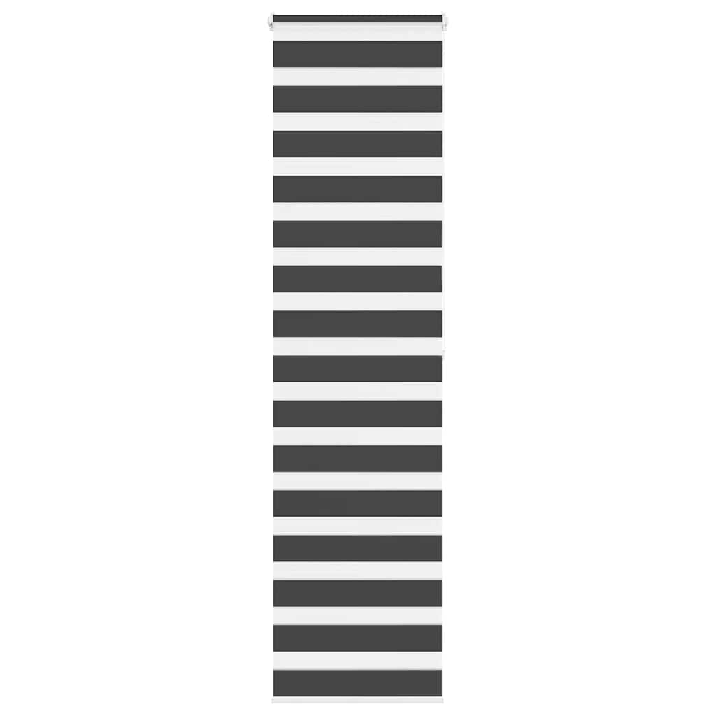 Doppelrollo Schwarz 65x200 cm