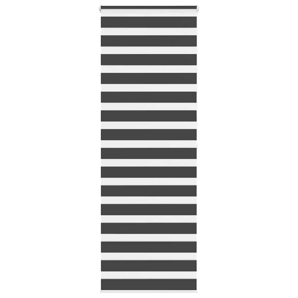 Doppelrollo Schwarz 70x200 cm