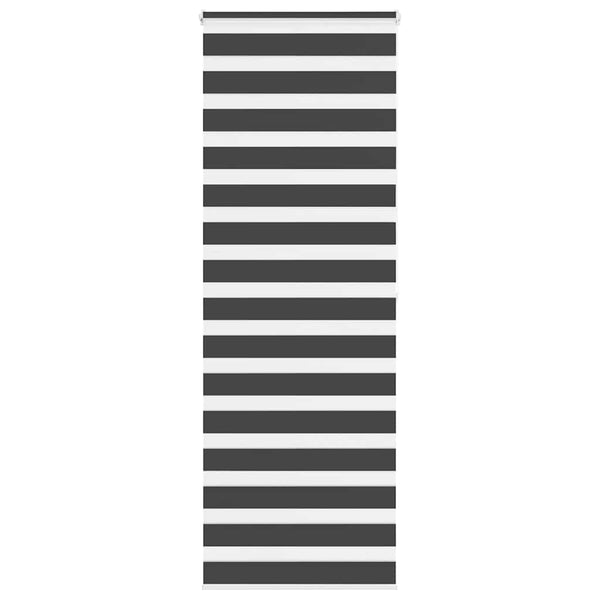 Doppelrollo Schwarz 75x200 cm