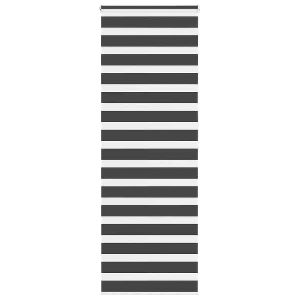 Doppelrollo Schwarz 80x200 cm