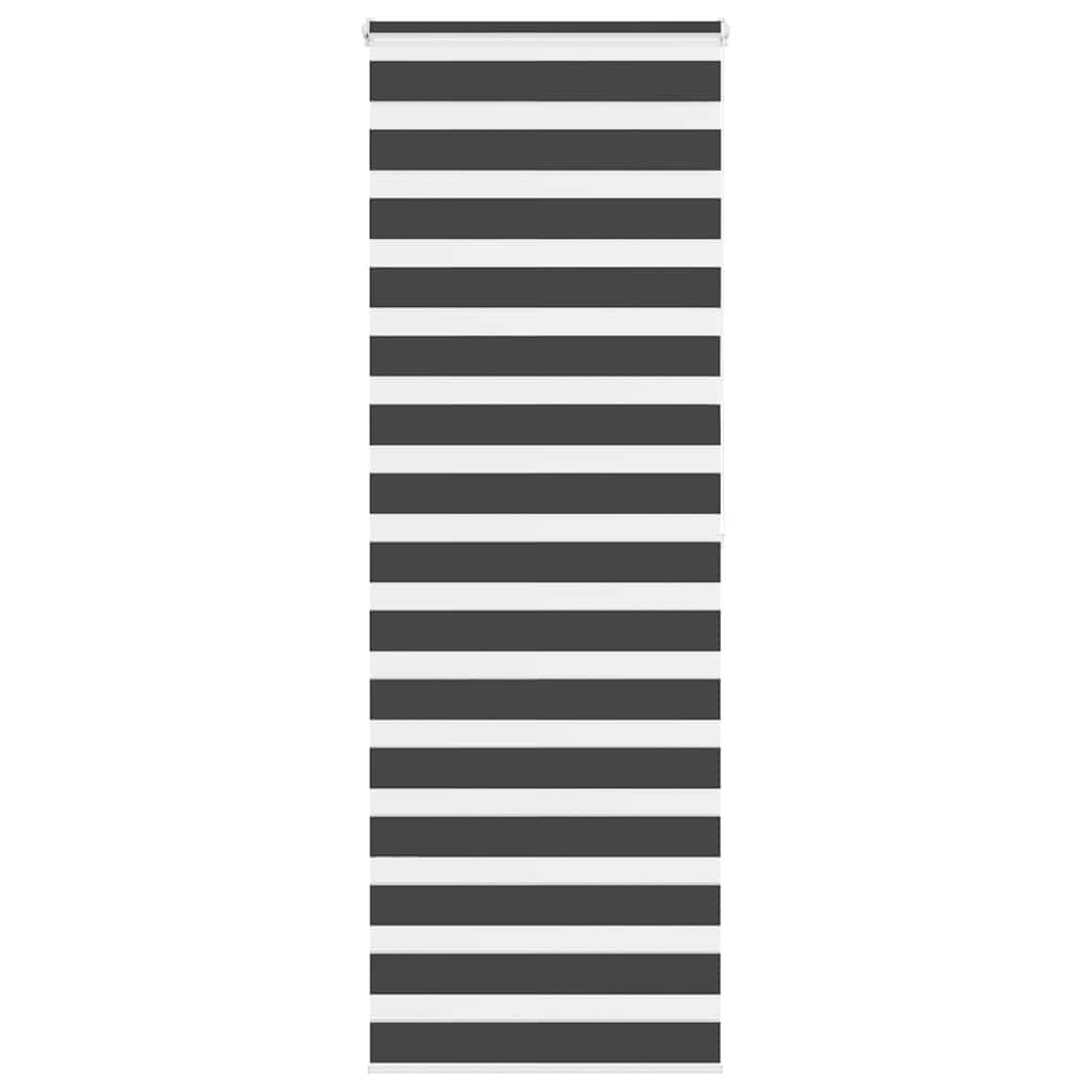Doppelrollo Schwarz 85x200 cm