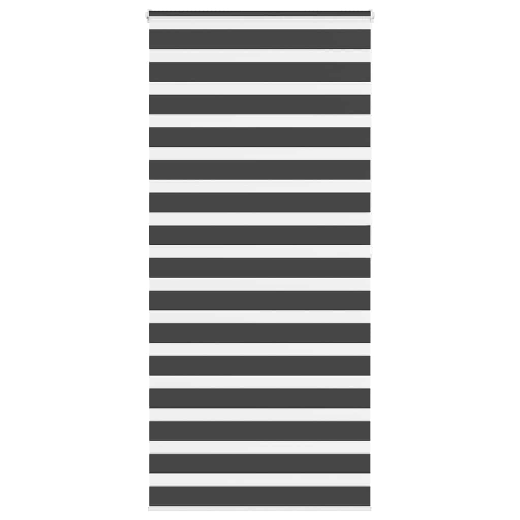 Doppelrollo Schwarz 95x200 cm
