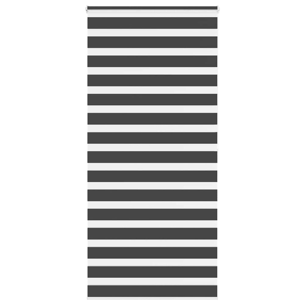 Doppelrollo Schwarz 100x200 cm