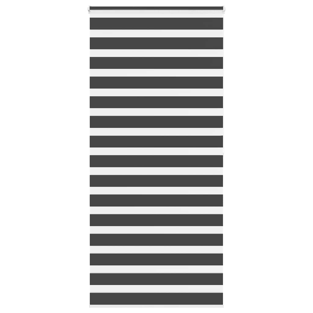 Doppelrollo Schwarz 100x200 cm