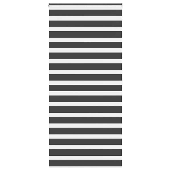 Doppelrollo Schwarz 100x200 cm