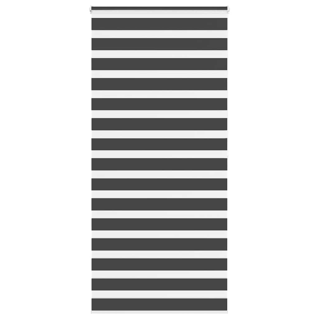 Doppelrollo Schwarz 110x200 cm