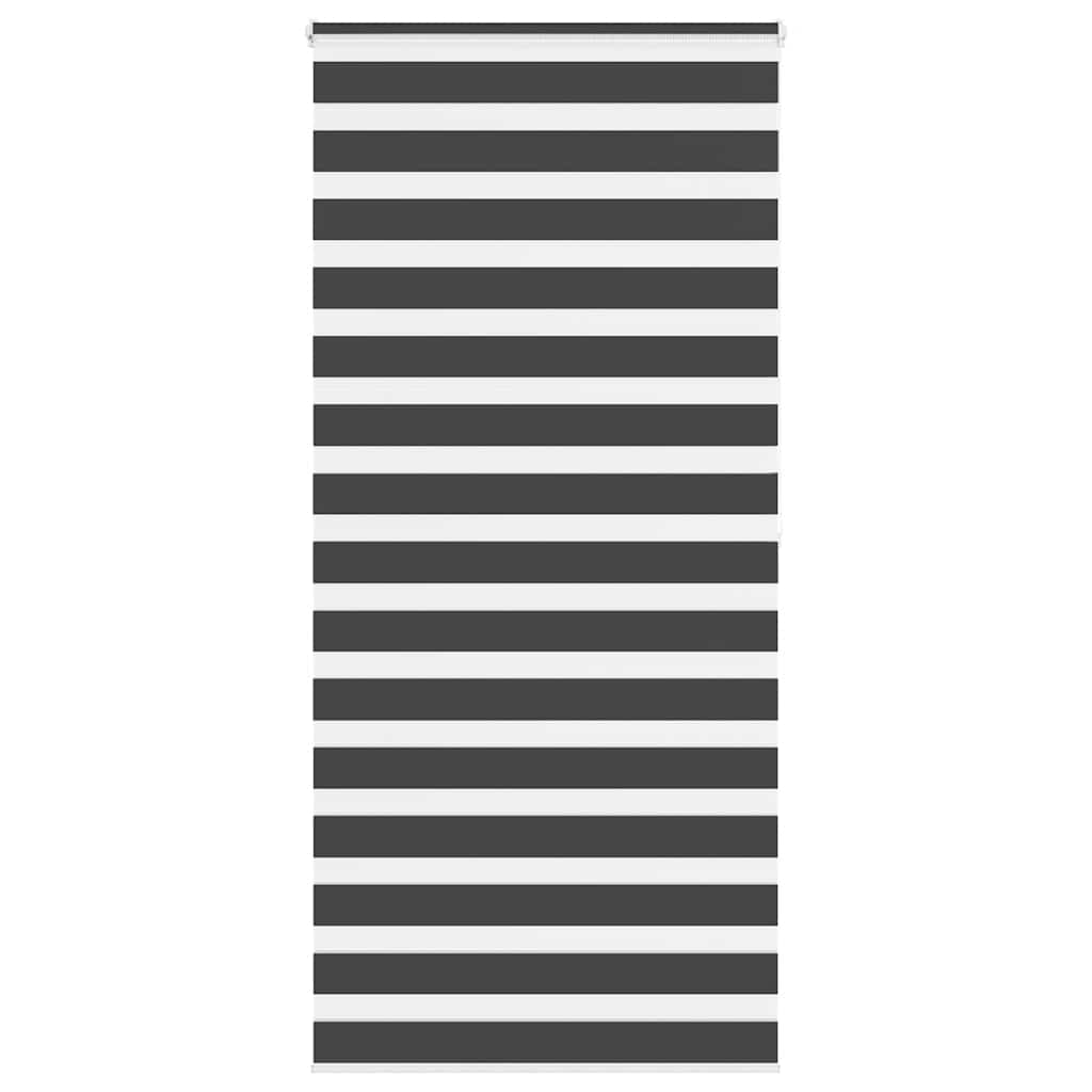 Doppelrollo Schwarz 115x200 cm