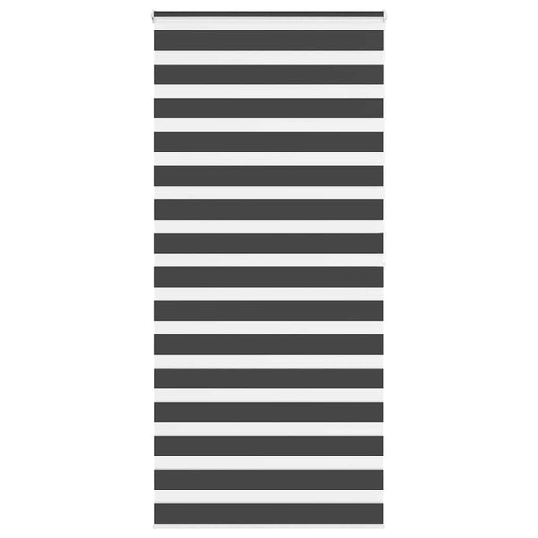 Doppelrollo Schwarz 115x200 cm