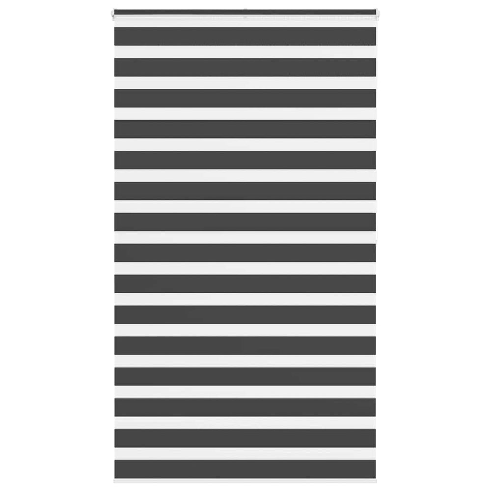 Doppelrollo Schwarz 120x200 cm