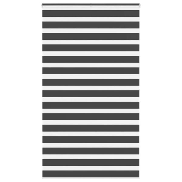 Doppelrollo Schwarz 130x200 cm