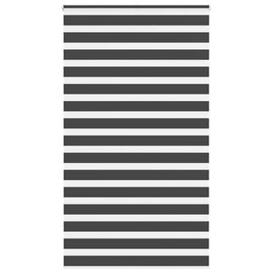 Doppelrollo Schwarz 135x200 cm
