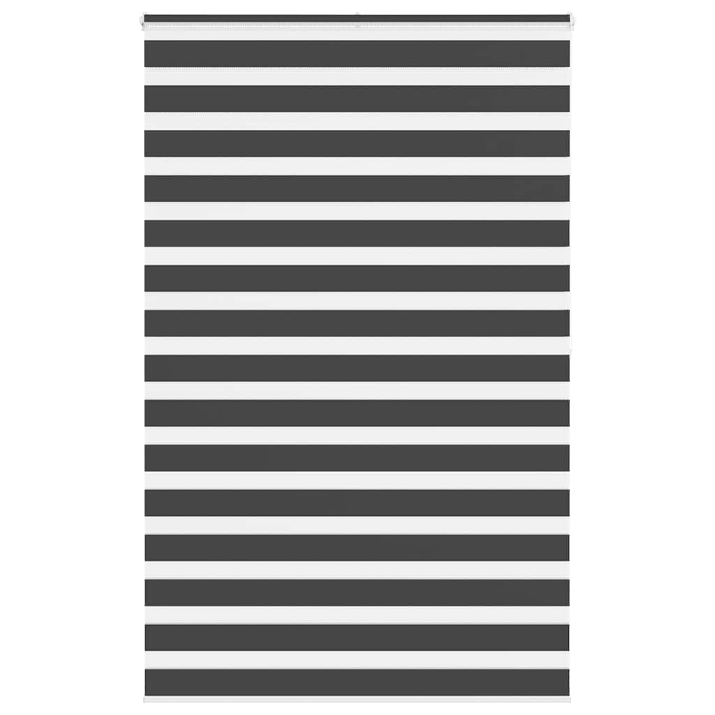 Doppelrollo Schwarz 140x200 cm