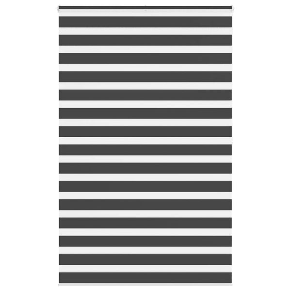 Doppelrollo Schwarz 140x200 cm