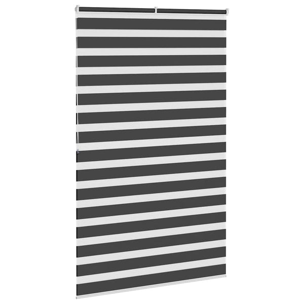 Doppelrollo Schwarz 140x200 cm