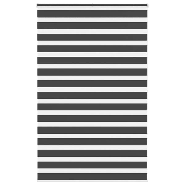Doppelrollo Schwarz 145x200 cm