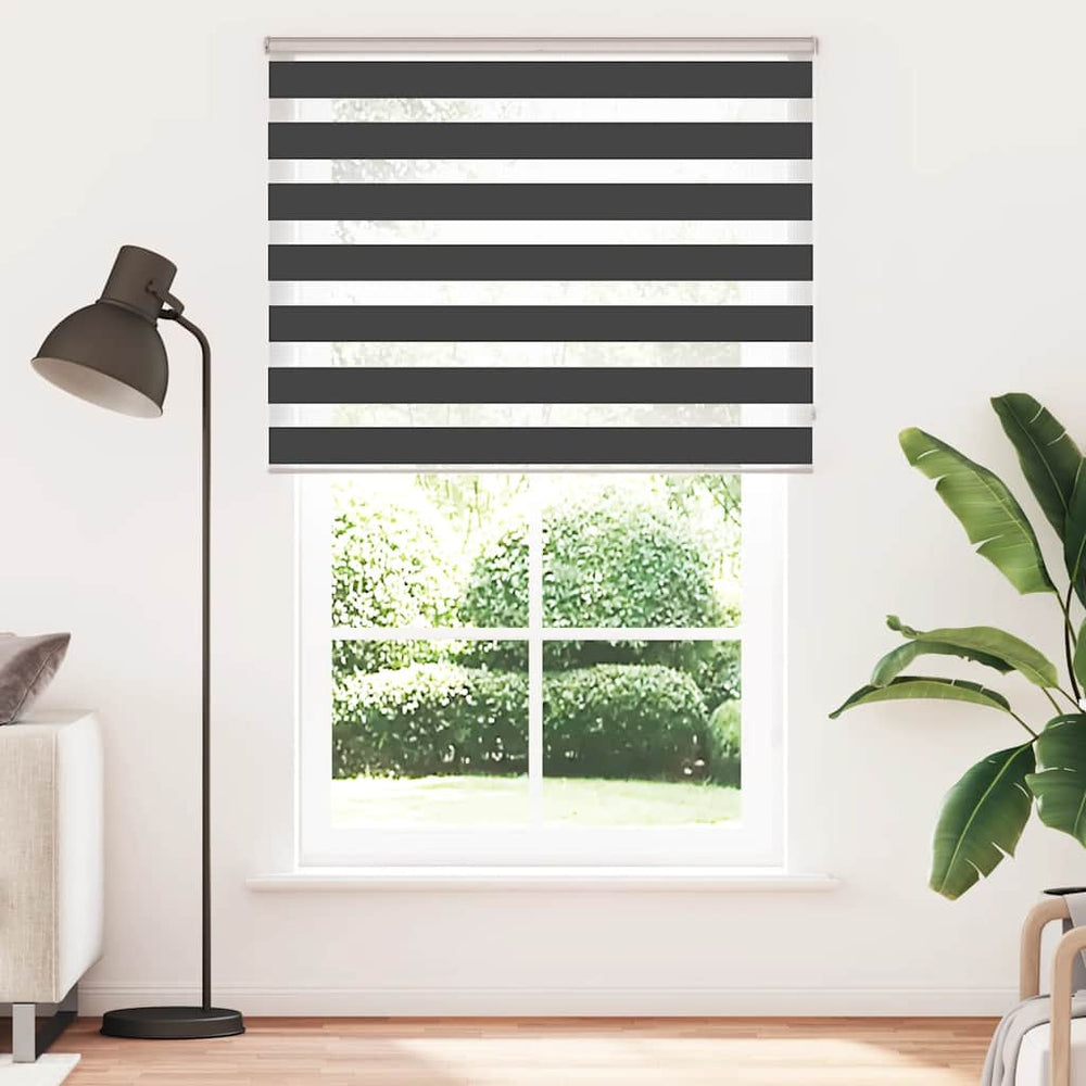 Doppelrollo Schwarz 150x200 cm