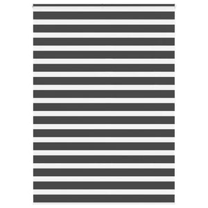 Doppelrollo Schwarz 155x200 cm