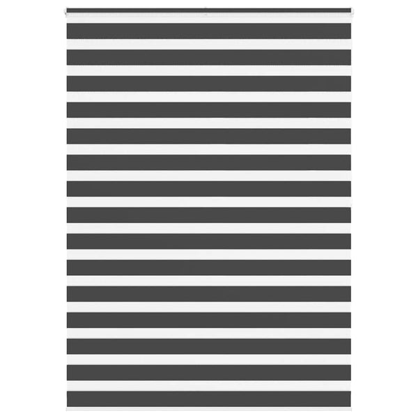 Doppelrollo Schwarz 155x200 cm