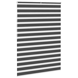 Doppelrollo Schwarz 155x200 cm