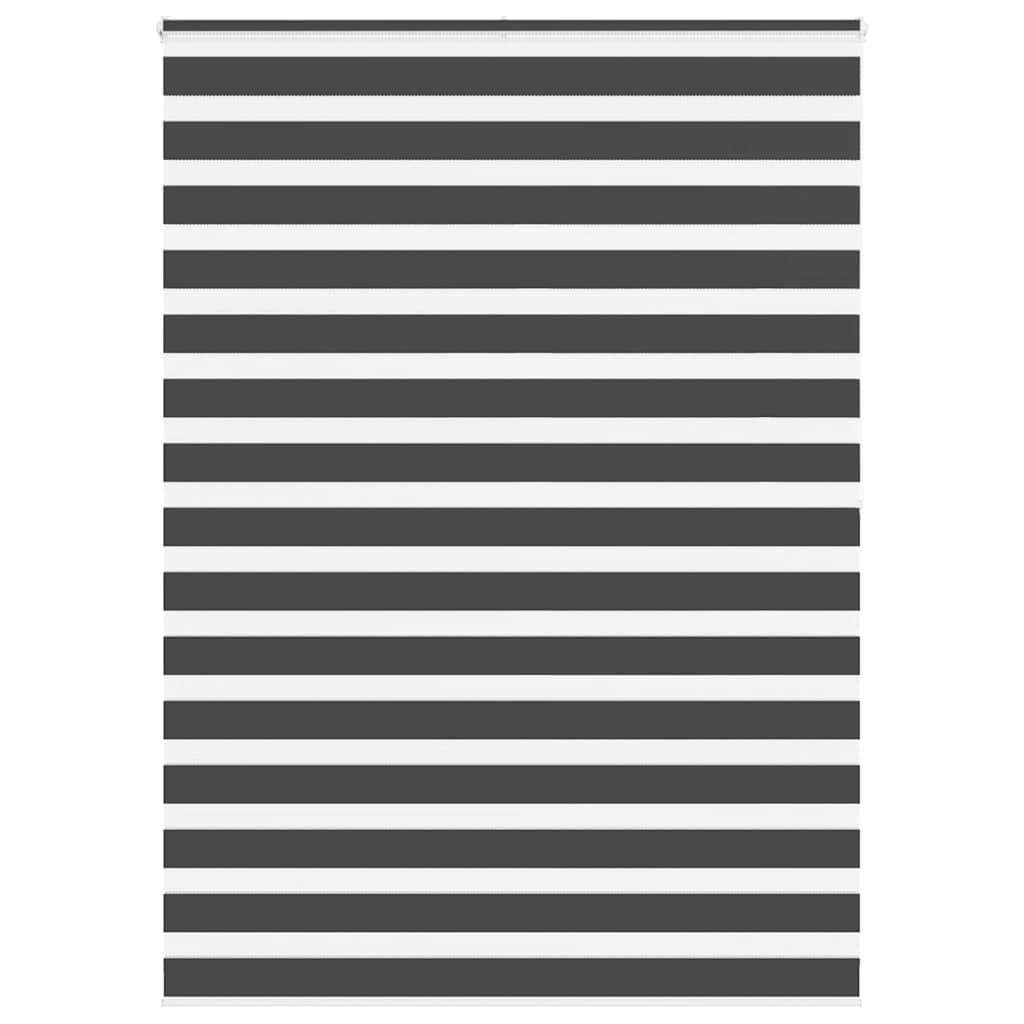 Doppelrollo Schwarz 165x200 cm