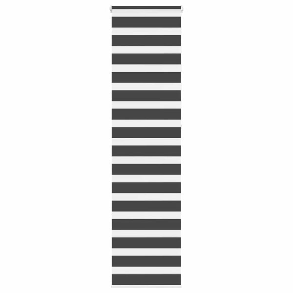 Doppelrollo Schwarz 55x230 cm