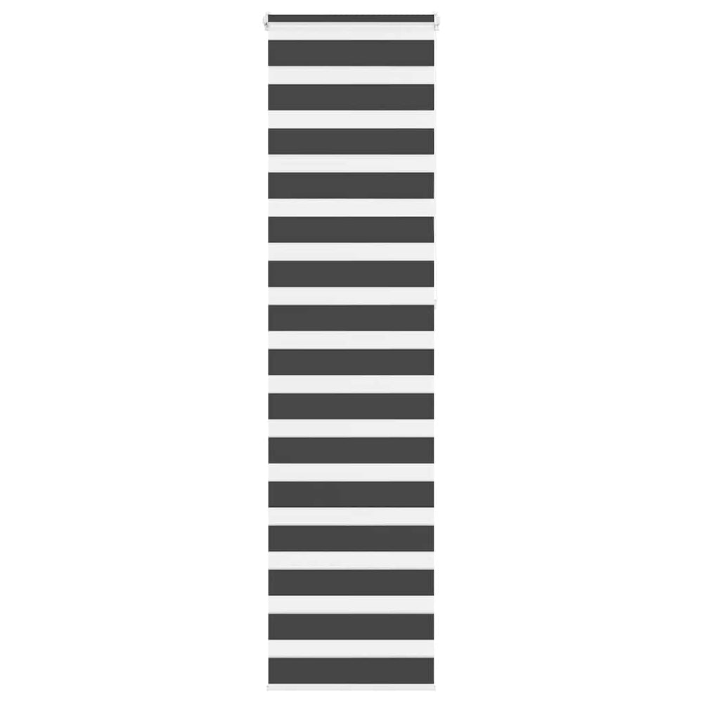 Schwarzes Doppelrollo 60x230 cm