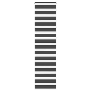 Schwarzes Doppelrollo 60x230 cm