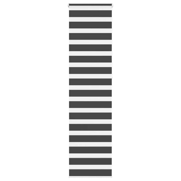 Schwarzes Doppelrollo 60x230 cm
