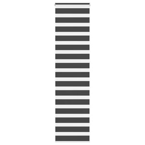 Doppelrollo Schwarz 65x230 cm