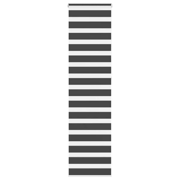 Doppelrollo Schwarz 65x230 cm