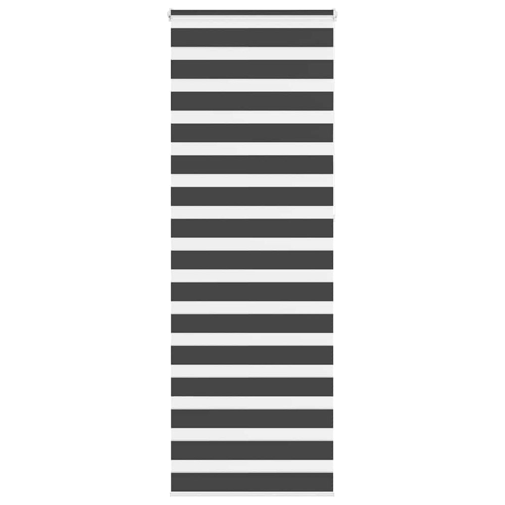 Doppelrollo Schwarz 70x230 cm
