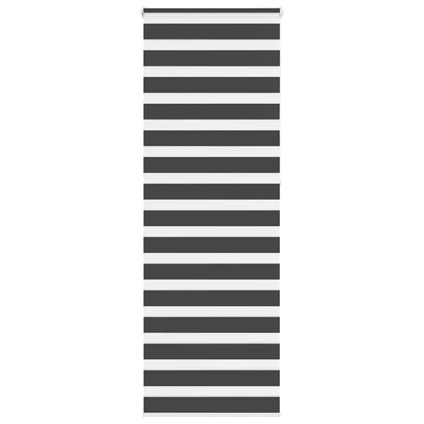 Doppelrollo Schwarz 70x230 cm