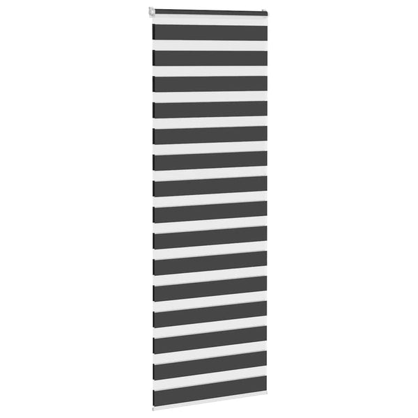 Doppelrollo Schwarz 70x230 cm