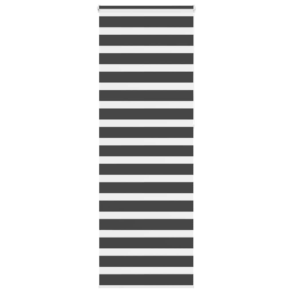 Doppelrollo Schwarz 75x230 cm