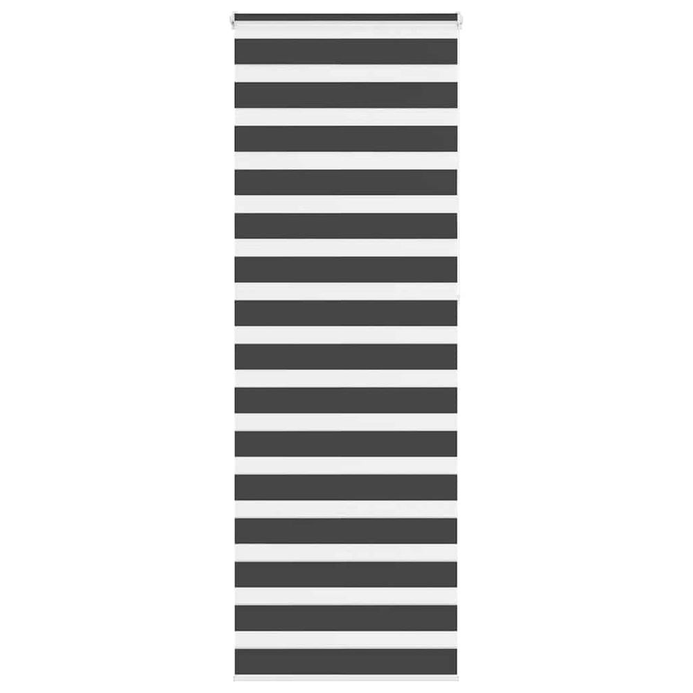 Doppelrollo Schwarz 80x230 cm