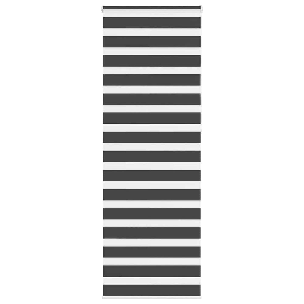 Schwarzes Doppelrollo 85x230 cm