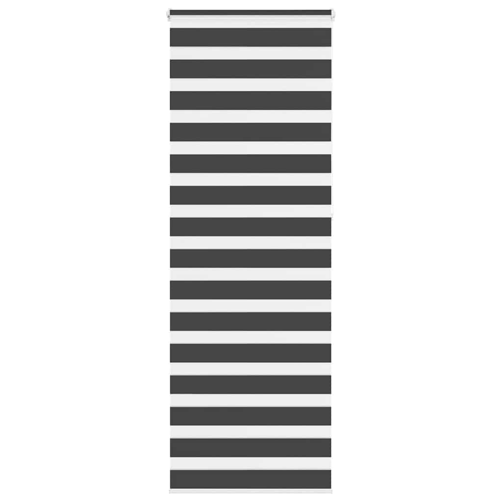 Schwarzes Doppelrollo 85x230 cm