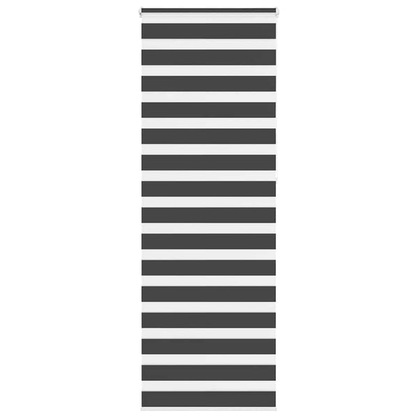 Schwarzes Doppelrollo 85x230 cm