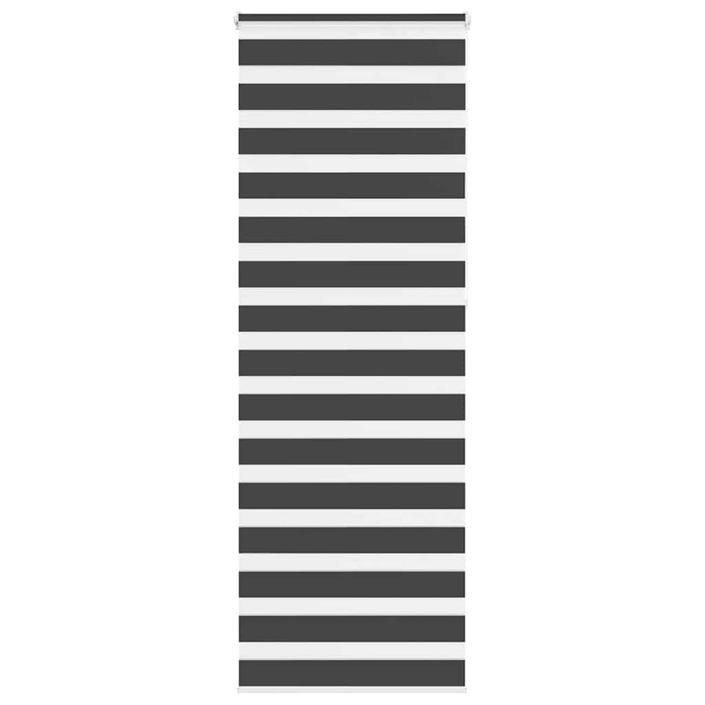 Schwarzes Doppelrollo 90x230 cm